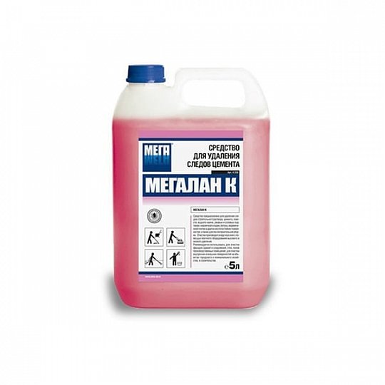 Средство чистящее для удаления следов цемента МЕГАЛАН К (5 л.) цена за литр