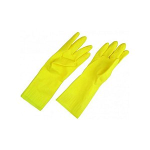 Перчатки резиновые XL (латекс, желтый, XL)