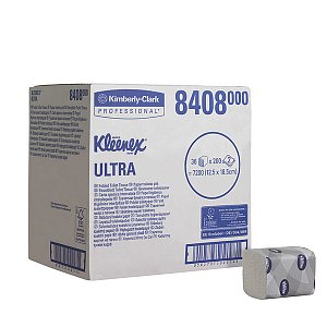 Kleenex Туалетная бумага листовая, 2 сл., 186х125 мм, 36 пач.*упак.