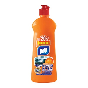 Чистящее средство Хэлп крем для кухни 600г (Апельсин)